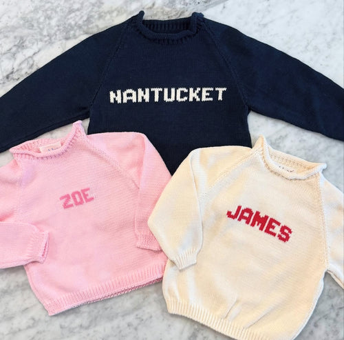 Custom Hand Knit Sweater